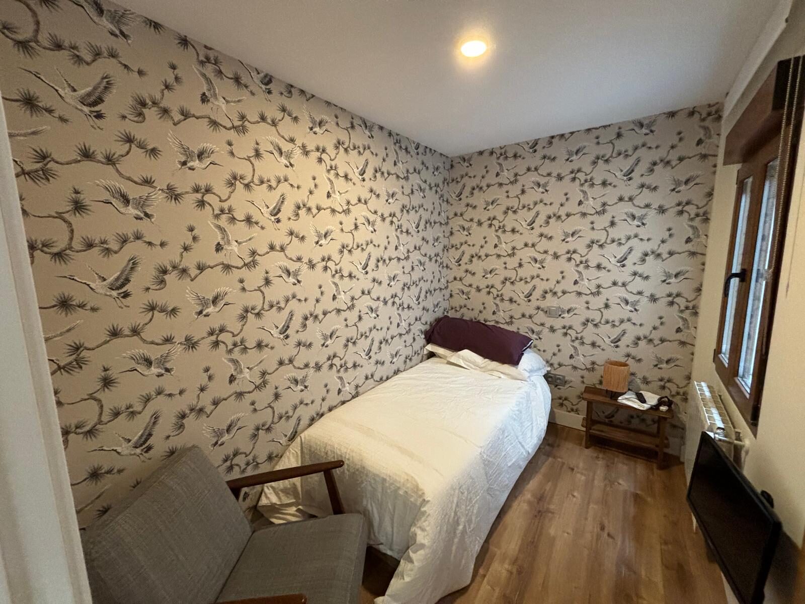 Empapelado de dormitorio completo